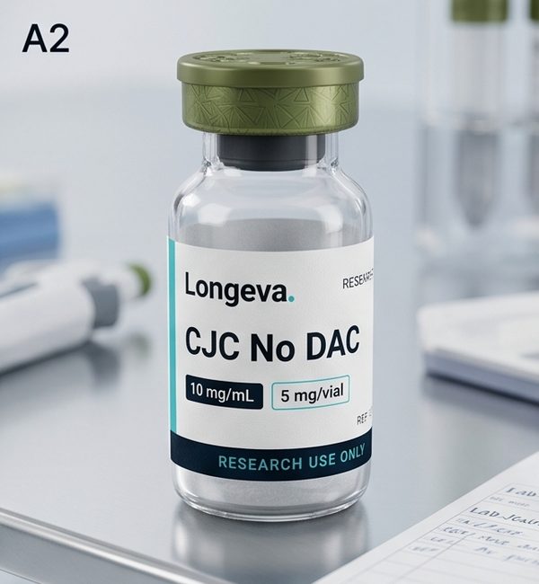 Vial de CJC-1295 No DAC — Longeva Research Biologics México