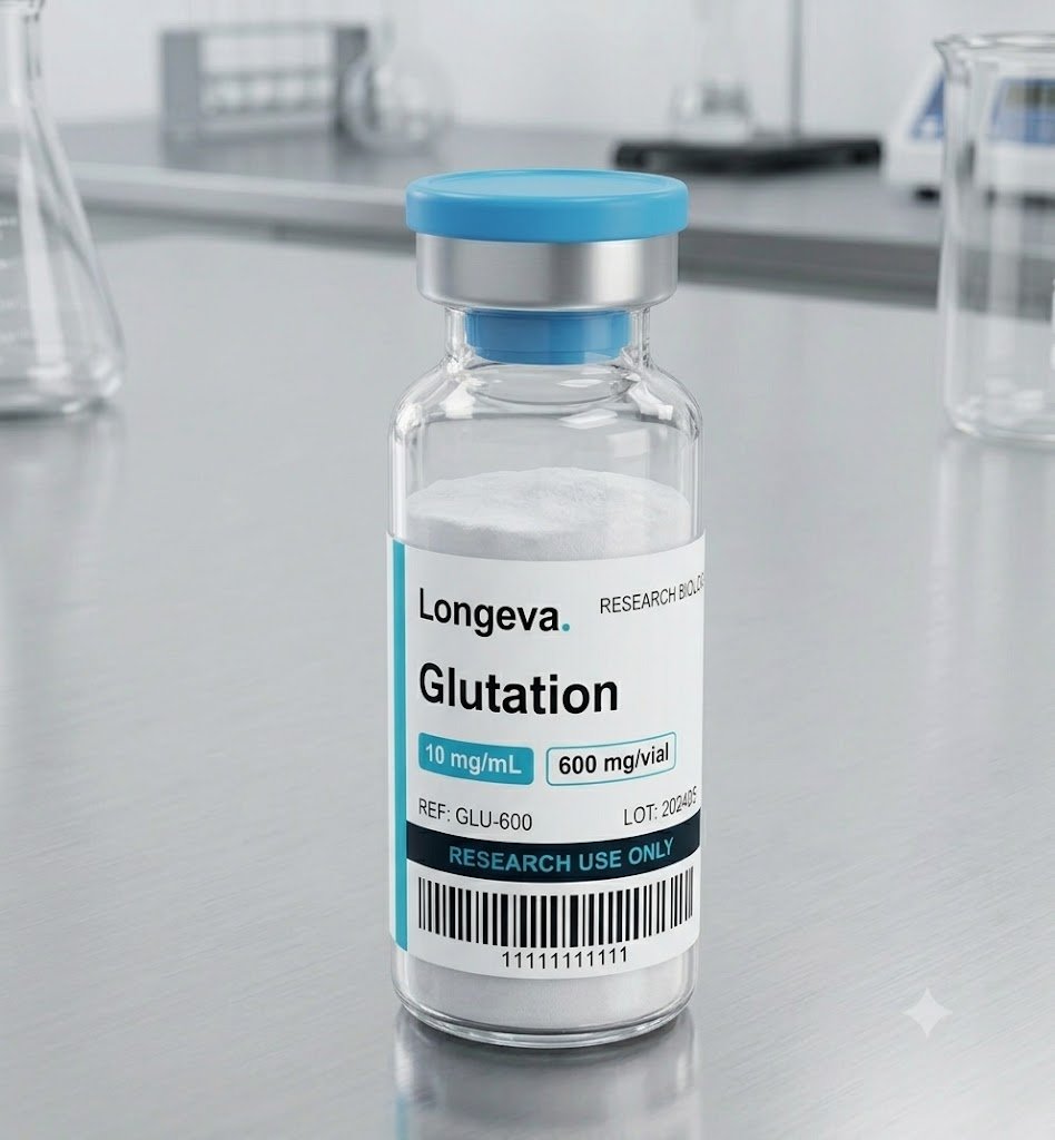 Vial de Glutathione — Longeva Research Biologics México